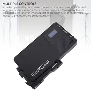 12W RGBWY LED portatile Video di riempimento di luce fotografia a freddo scarpa montaggio a 360 ° rotazione continua oscuramento illuminazione fotografica - Product Image 4