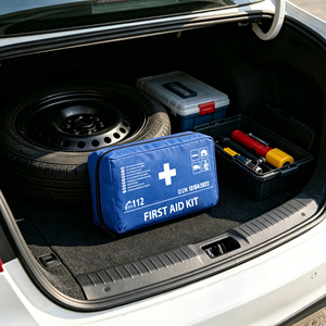 Trousse de premiers secours Oripower, norme grecque DIN 13164, pour voiture, livraison porte-à-porte, dédouanement, ventes sécurisées - Product Image 4