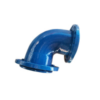 Raccord de transition flexible à double bride plate conique EN545 DCI DN100 PN16 pour alignement de tuyaux d'eau