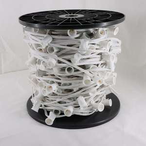 1000ft 12inch Space <strong>C9</strong> SPT2 18AWG Christmas Spool <strong>LED</strong> <strong>String</strong> <strong>Lights</strong> with 1000pcs Sockets - Product Image 3