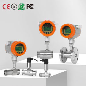 Misuratore Flusso Liquido <span class=keywords><strong>Diesel</strong></span> Carburante Alcol Metanolo LCD 4-20mA RS485 Filettatura Flangia Morsetto Misuratore Turbina - Product Image 1