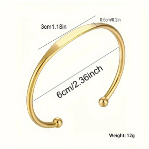 Bracciale da <span class=keywords><strong>Uomo</strong></span> Regolabile in Acciaio Inox Placcato Oro 18K Multicolore Lucido, Regalo di Tendenza <span class=keywords><strong>per</strong></span> <span class=keywords><strong>San</strong></span> <span class=keywords><strong>Valentino</strong></span> - Product Image 2