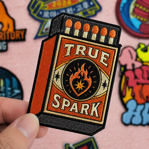 Customize Your Own Design Fabric Patch Heat Press Embroidered Badge Sew On Iron On Custom Logo Embroidery Patch - Product Image 1