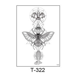 Tatuaggi Temporanei Sexy Personalizzati per Donne Adulte, Tatuaggi 3D a Farfalla e Rosa, Impermeabili, Ecologici, Arte Corporea - Product Image 6