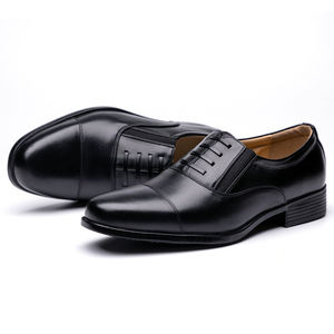 Chaussures pour hommes tendance, nouvelle collection printemps, respirantes, décontractées, chaussures habillées en cuir pour hommes - Product Image 1