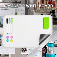 Tableau blanc magnétique réutilisable UCI, format standard, en PET, pliable, imprimé UV, pour le bureau, l'école et la maison