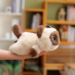 Peluche de Gato Siamés Negro Pequeño y Adorable, Relleno de Algodón PP, Regalo de Cumpleaños, Colgante para Niñas - Product Image 2