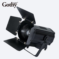 Projecteurs LED Fresnel 200W/300W COB Par 64 Blanc/Blanc Chaud/RGBW avec contrôle DMX512 CRI 95 IP33 36000 Lumens Zoom motorisé