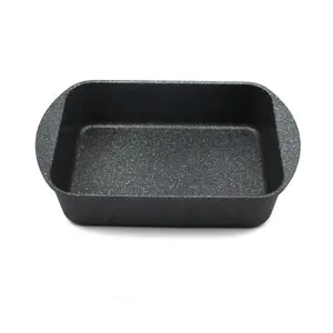 OEM de fundición de pan mármol antiadherente sartén de inducción cocina accesorios de cocina pan