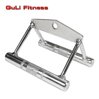 Barre en forme de V en acier professionnel Guli Fitness, durable, double poignée pour les accessoires de câble, machine de musculation