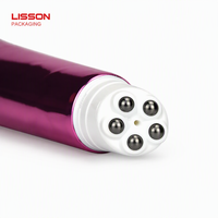Tube de massage à bille pour soins du visage et des yeux, vide, 60 ml, 100 ml, avec logo personnalisé, pour crème, avec 5 billes de massage