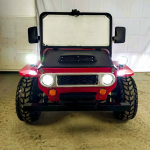 Oferta Especial: Mini Jeep MH de Gasolina, 4 Plazas, Todoterreno, para Caza, 351-450hp, Color Personalizado, Acero Q235B, Batería de Plomo-Ácido - Product Image 1