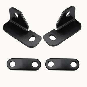 Tùy Chỉnh OEM Đen Sơn Kim Loại Dập Uốn Tấm Kim Loại Ép Đấm Bộ Phận - Product Image 1