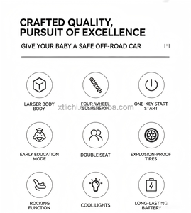 Coche de juguete motorizado para niños al por mayor con columpio delantero-trasero y arranque suave de 3 velocidades - Product Image 6