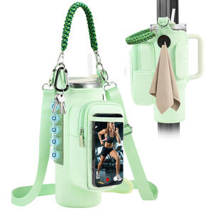 Bolsa Deportiva Magnética en Oferta, Bolsa para Botella de Agua con Bolsillo para Teléfono, para Gimnasio, Bolsa Refrigerante Magnética - Product Image 1