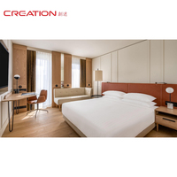 Ensemble de meubles d'hôtel, mobilier d'hôtel moderne de luxe 5 étoiles, ensemble de chambre à coucher sur mesure pour projets hôteliers