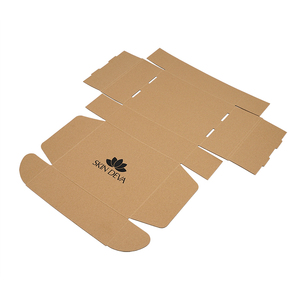Caja <span class=keywords><strong>de</strong></span> Cartón Corrugado Marrón Plana Personalizada con Logotipo <span class=keywords><strong>de</strong></span> Marca <span class=keywords><strong>para</strong></span> Empaque <span class=keywords><strong>de</strong></span> Productos <span class=keywords><strong>para</strong></span> el Cuidado <span class=keywords><strong>de</strong></span> la Piel - Product Image 2