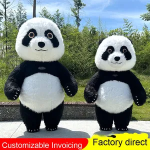 Disfraz de Panda gigante inflable, ropa para adultos para caminar, estilo de persona Real, celebridad de Internet, Douyin, promoción de eventos de <span class=keywords><strong>Halloween</strong></span> - Product Image 2