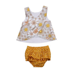 Niño infantil bebé niñas verano camiseta Tops y pantalones bombachos cortos pantalones ropa - Product Image 2