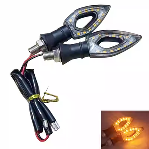 Snor <span class=keywords><strong>รถ</strong></span>ไฟฟ้า12V สำหรับ<span class=keywords><strong>รถ</strong></span>จักรยานยนต์, อุปกรณ์เสริมสำหรับดัดแปลงไฟ LED ติดพวงมาลัยน้ำไหลรูปหัวใจ - Product Image 6