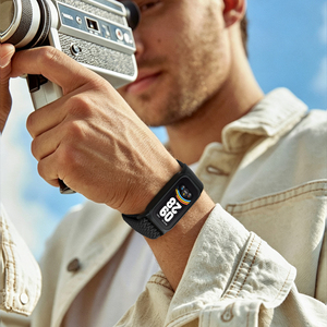 Correa de 20 mm para Garmin Vivoactive 6/Vivoactive 5/Garmin Venu/Venu Sq 2/Forerunner 55/165/645/245 Music correa <span class=keywords><strong>el</strong></span>ástica - Product Image 5
