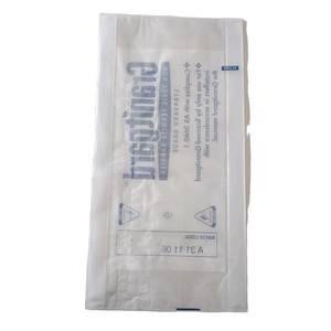 Bolsas de válvula de polietileno de plástico transparente de dos capas de 25kg PE para embalaje de pellets de - Product Image 4