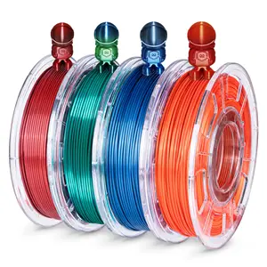 Hete Verkoop Op Maat Gemaakt 1Kg/1.75Mm Pla Zijde Dubbele Kleuren Zijde Glanzende Printer 3d Pla Filament
