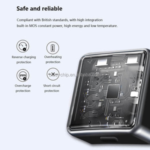 <span class=keywords><strong>Cargador</strong></span> <span class=keywords><strong>de</strong></span> Pared Portátil <span class=keywords><strong>de</strong></span> 25W con Conector Tipo C para Teléfonos Móviles, Compatible con <span class=keywords><strong>iPhone</strong></span> y Samsung - Product Image 4