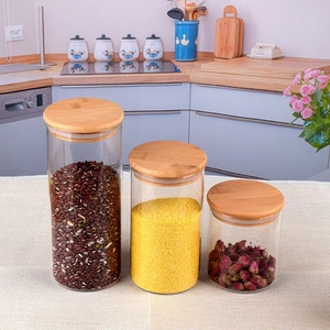 Pot en verre de cuisine hermétique avec couvercle, cylindre scellé, différentes tailles, 30 ml - 2000 - Product Image 2