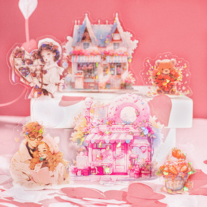 15 feuilles/paquet coquille lumière PET autocollant Pack romantique Confessions série saint valentin thème matériaux décoration 6 - Product Image 2