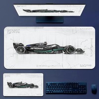 Tapis de Souris XXL Gaming et Bureau Antidérapant avec Bords Cousus, Grande Taille 900x400, Idéal pour Clavier et Souris - Nouveauté Promotionnelle