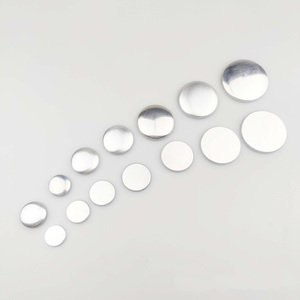 Boutons de vêtement en tissu à dos plat personnalisés avec capuchon en aluminium écologique Guanfeng - Product Image 5