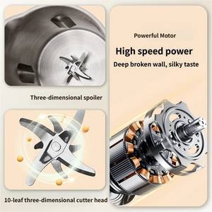 Machine à lait de noix de cajou portable avec écran tactile et bac à noix - Product Image 5