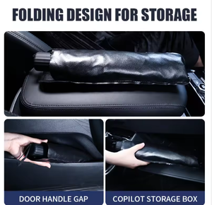 Pare-soleil double couche pour vitres de voiture, rafraîchissement rapide, pare-brise avant, imperméable, poignée manuelle en plastique, ajustement universel 10 - Product Image 3