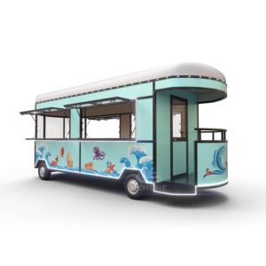 Carretto Mobile Personalizzabile per Attività Commerciali, Furgone per Pizza e Hamburger, Attrezzatura per Food Truck e Rimorchi per Fabbriche di Snack - Product Image 3