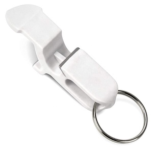 ABS có thể khai thác mở bia Keychain có thể shotgunning mở chai - Product Image 2