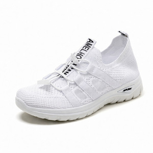 <span class=keywords><strong>Zapatillas</strong></span> Deportivas de Malla Transpirable para <span class=keywords><strong>Mujer</strong></span>, <span class=keywords><strong>Zapatillas</strong></span> de Running de Tejido Elástico, Calzado Ligero y Acolchado, Tallas Grandes - Product Image 2