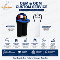 Sac isotherme personnalisé en néoprène pour bouteilles de boisson avec étiquette tissée, idéal pour les cadeaux d'accueil d'hôtel – Fournisseur d'usine avec service de personnalisation du logo
