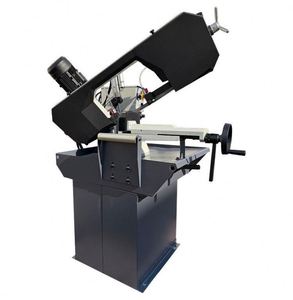 Scie à ruban horizontale industrielle pour la découpe à froid du métal, capable de couper divers profilés et de réaliser des coupes verticales à diverses angles - Product Image 2