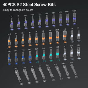 Juego de Destornilladores de Precisión <span class=keywords><strong>42</strong></span> en 1, Herramienta Manual Portátil Multiusos para Reparación, Desmontaje y Montaje - Product Image 4