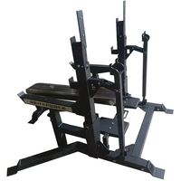 Equipo de Entrenamiento Versátil para Levantamiento de Pesas: Banco de Press, Rack de Sentadillas, Estación de Dip Integrada y Accesorio Landmine para Gimnasio en Casa