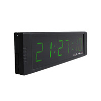 Layar hijau kualitas tinggi 1 inci Timer Digital portabel Mini jam dinding LED multifungsi dengan pengendali jarak jauh grosir