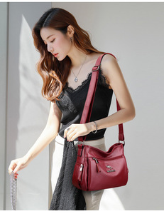 New High Quality Women Messenger Bags for Women PU <b>Leather</b> Crossbody Bags Ladies Designer Shoulder Bags Tote Handbags and <b>Purses</b> - Product Image 2