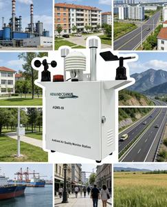 AQMS-09ระบบตรวจสอบคุณภาพอากาศในอากาศที่ใช้ก๊าซหลายชนิด H2S NO2 SO2 O3 O2อากาศ <span class=keywords><strong>NH3</strong></span> PM10 CO2 - Product Image 3