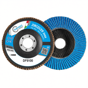 Disque à lamelles classique Fervi Zircocer 115 mm, meule sans fer pour le métal - Product Image 1