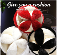 Peluche douce et mignonne en forme d'hortensia, personnalisée, rembourrée en coton PP, jouet pour chien au design floral, vente en gros, fabrication pour anniversaire