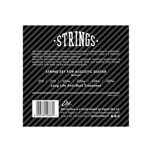 EKO GUITARS- Acoustic Guitar Strings Bronze 10 - 47 Light Set/6 <b>Musical</b> <b>Instruments</b> Accessories - Product Image 2