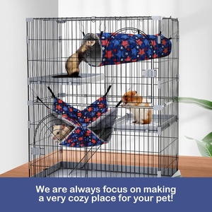New Arrival <strong>Ferret</strong> Rat Hammock Set Guinea Pig Hideout Bed Soft Hamster Toys Hanging Tunnels and Tubes for <strong>Cage</strong> Accessories - Product Image 5