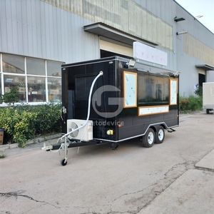 Yituo tùy chỉnh kích thước Trailer di động với xe tăng công suất lớn cho các sự kiện ở Châu Âu USA đầy đủ thiết bị xe tải thực phẩm - Product Image 2