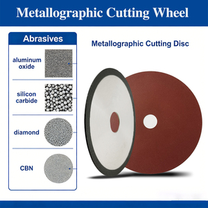 Disques de coupe pour tuyaux métalliques, disques de coupe pour tubes capillaires en acier inoxydable, disques de coupe métallographiques, disques de coupe en oxyde d'aluminium - Product Image 2